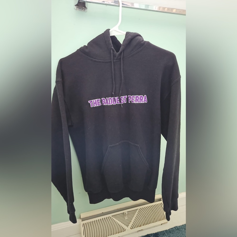 The Baddest Perra black hoodie